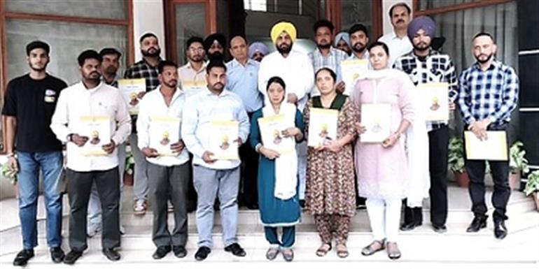 PWD minister hands over appointment letters to 15 candidates on compassionate grounds