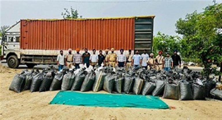 Punjab Police recovers 41Qtl poppy husk from Bathinda, one held