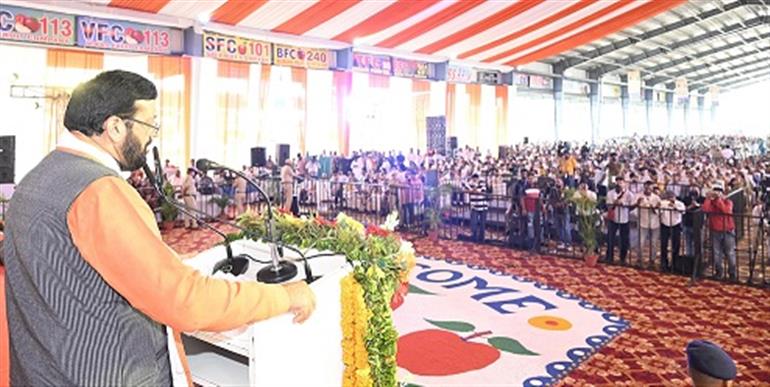 CM inaugurates the first phase of Asia&39;s largest modern apple, fruit, and vegetable market in Pinjore