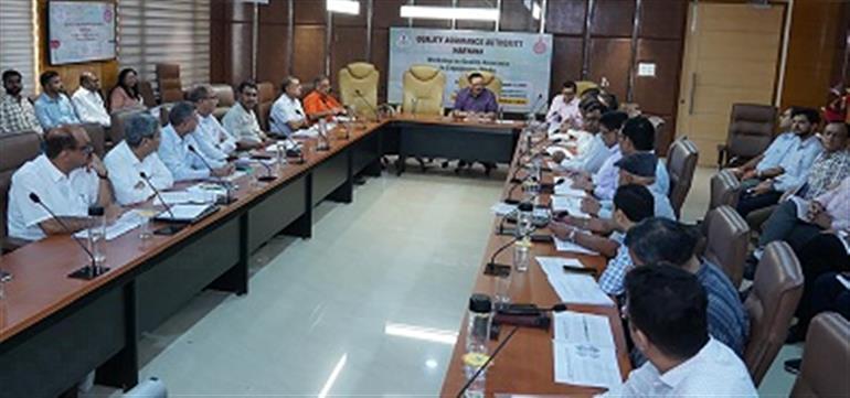 QAA, Haryana organizes a comprehensive workshop with the Irrigation, Water Supply, and Sewerage Departments