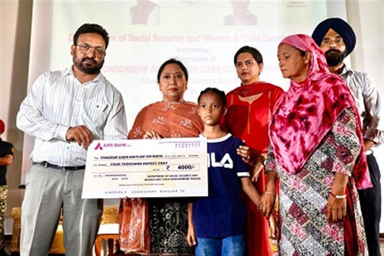 Dr Baljit Kaur Disburses Financial assistance to 1,704 children under the Sponsorship and FCS 