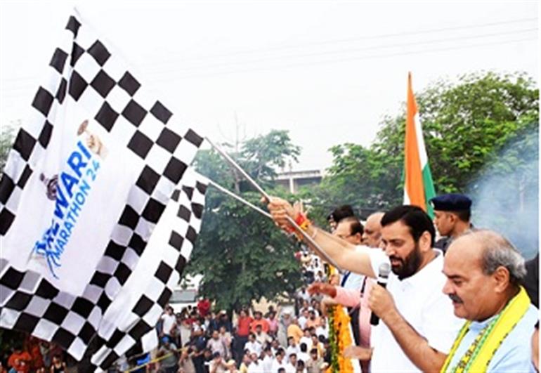 Rewari Half Marathon dedicated to Martyrs Like Rao Tularam, CM