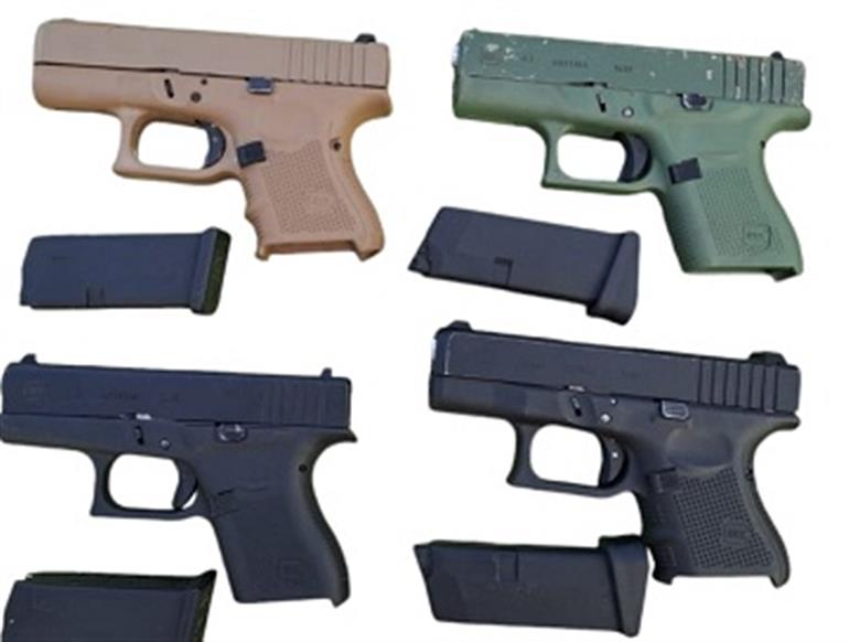 Punjab police arrest two with four sophisticated glock pistols