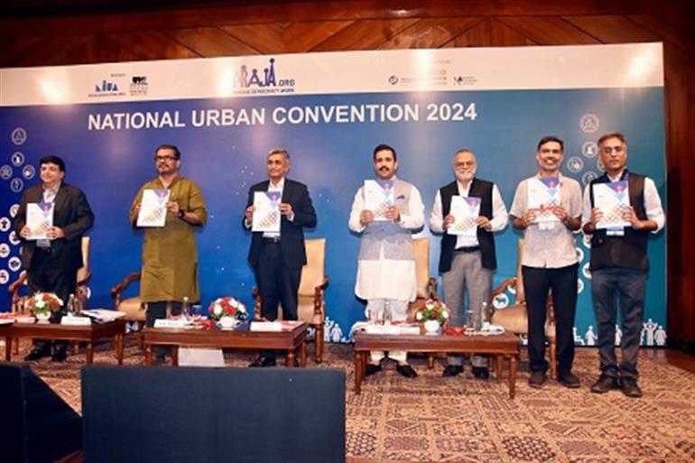 UD Minister Vikramaditya attends National Urban Convention at Delhi
