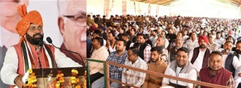 Haryana progressing at a rapid pace due to transparent policies of govt: Saini