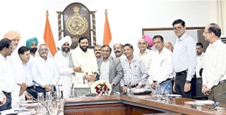 Haryana State Cold Storage Association meets the Chief Minister