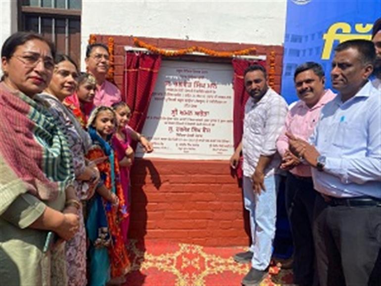 Aman Arora dedicates development works worth Rs 2.51CR in six Govt schools of Sunam