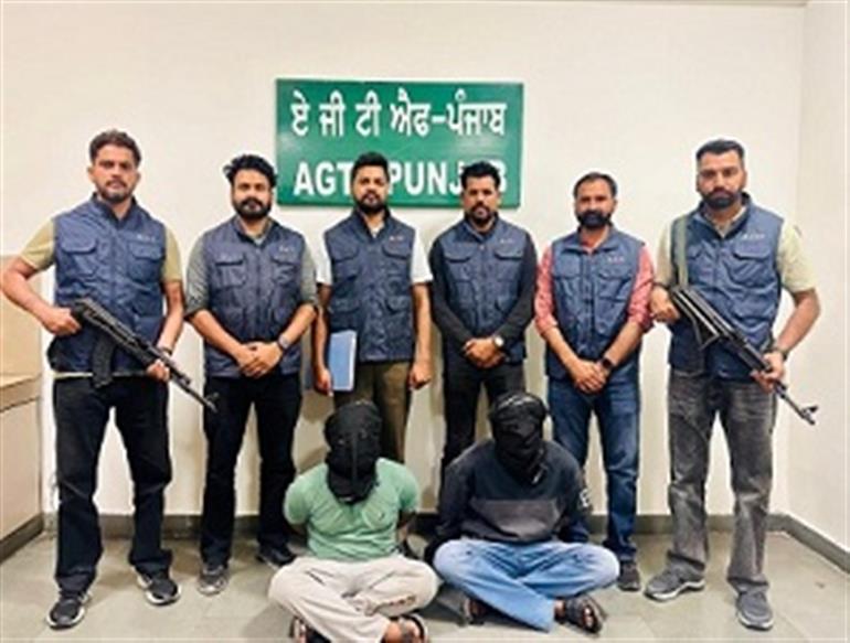 AGTF arrests two operatives of Lawrance Bishnoi-Rohit Godara gang; Pistol recovered