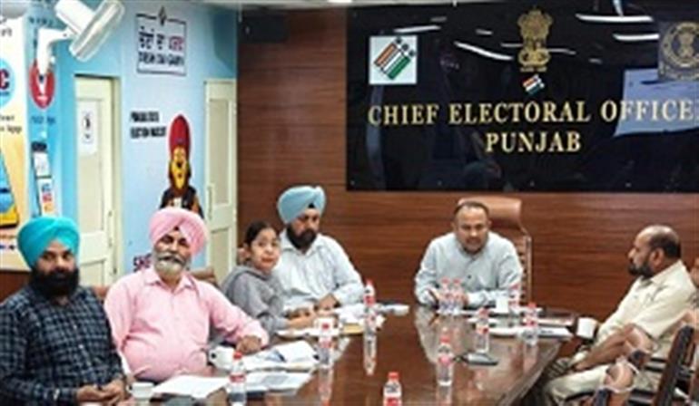 C Cibin Holds Meeting with Political Parties on Special Summary Revision Ahead of Bye-Election i