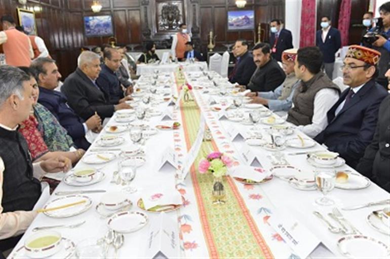 Governor Hosts Dinner in Honour of Vice-President Jagdeep Dhankhar
