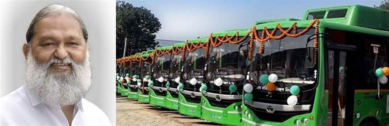 Five New Air-Conditioned Electric Buses to Be Introduced on Local Routes in Ambala
