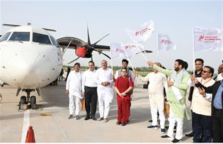CM Saini inaugurates flight service from Hisar to Chandigarh