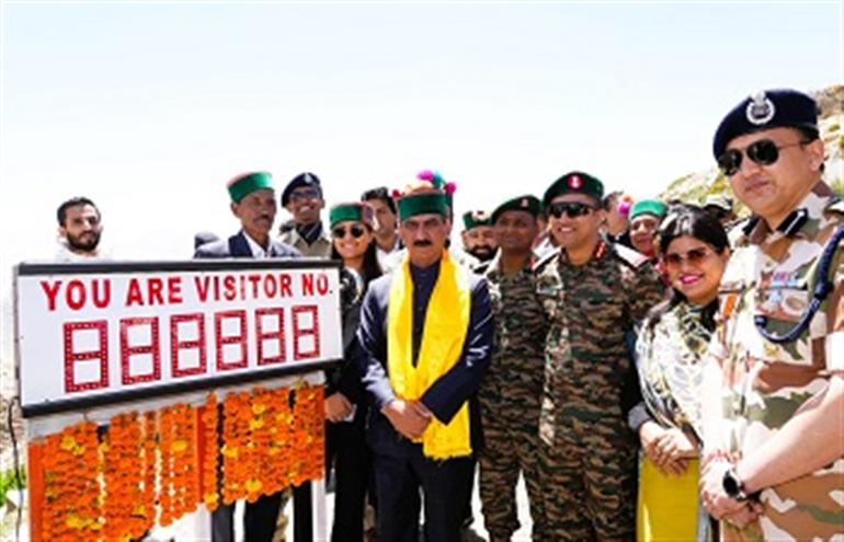 Himachal CM launches border tourism activities at Shipki-La in Kinnaur district