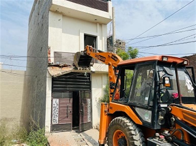Ludhiana Sees Twin Demolitions as Punjab Intensifies Drug Crackdown