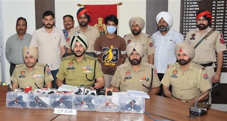 UK based Dharma Sandhu led BKI terror module busted in Amritsar; One held with six sophisticated pistols