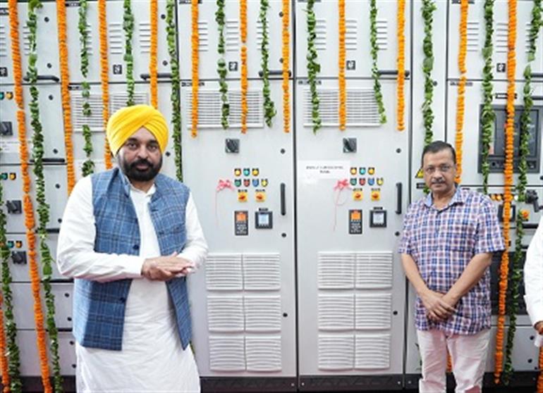 CM & Kehriwal dedicate India&39;s best 15 MGD capacity STP worth Rs.145.26CR at Mohali