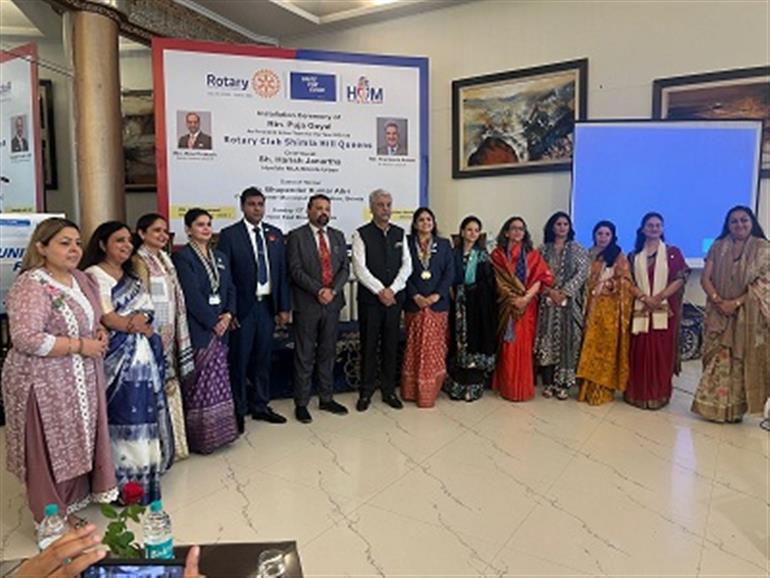 Rotary Club Shimla Hill Queens Installs Rtn. Puja Goyal as 5th President