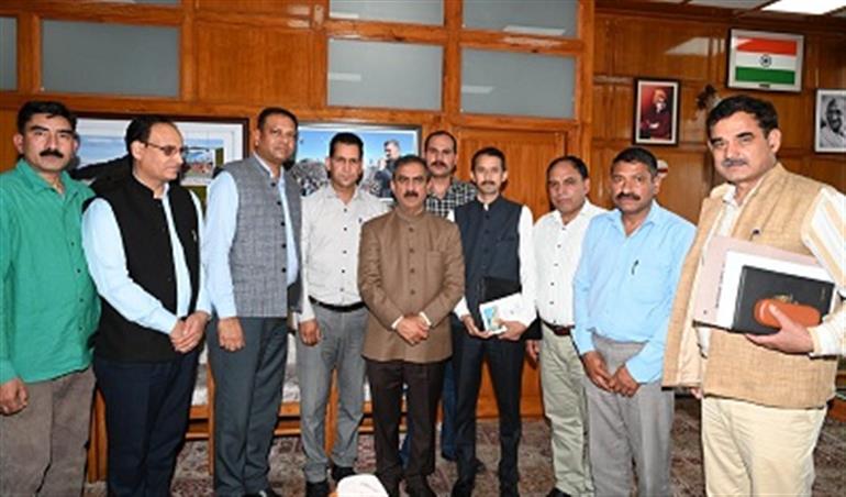 Himachal : Employees union of HPTDC call on CM Sukhu