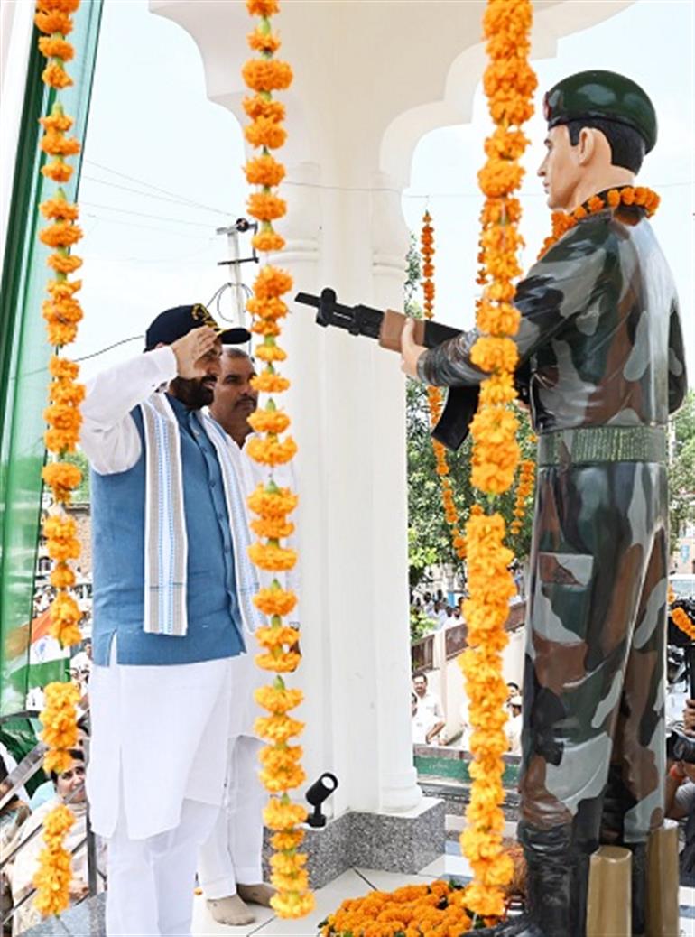 Martyrs are a source of inspiration for future generations: Saini