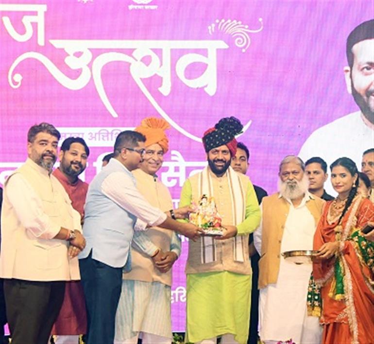 CM Saini marks Haryali Teej festival by gifting women a ‘Kothli’ of welfare schemes