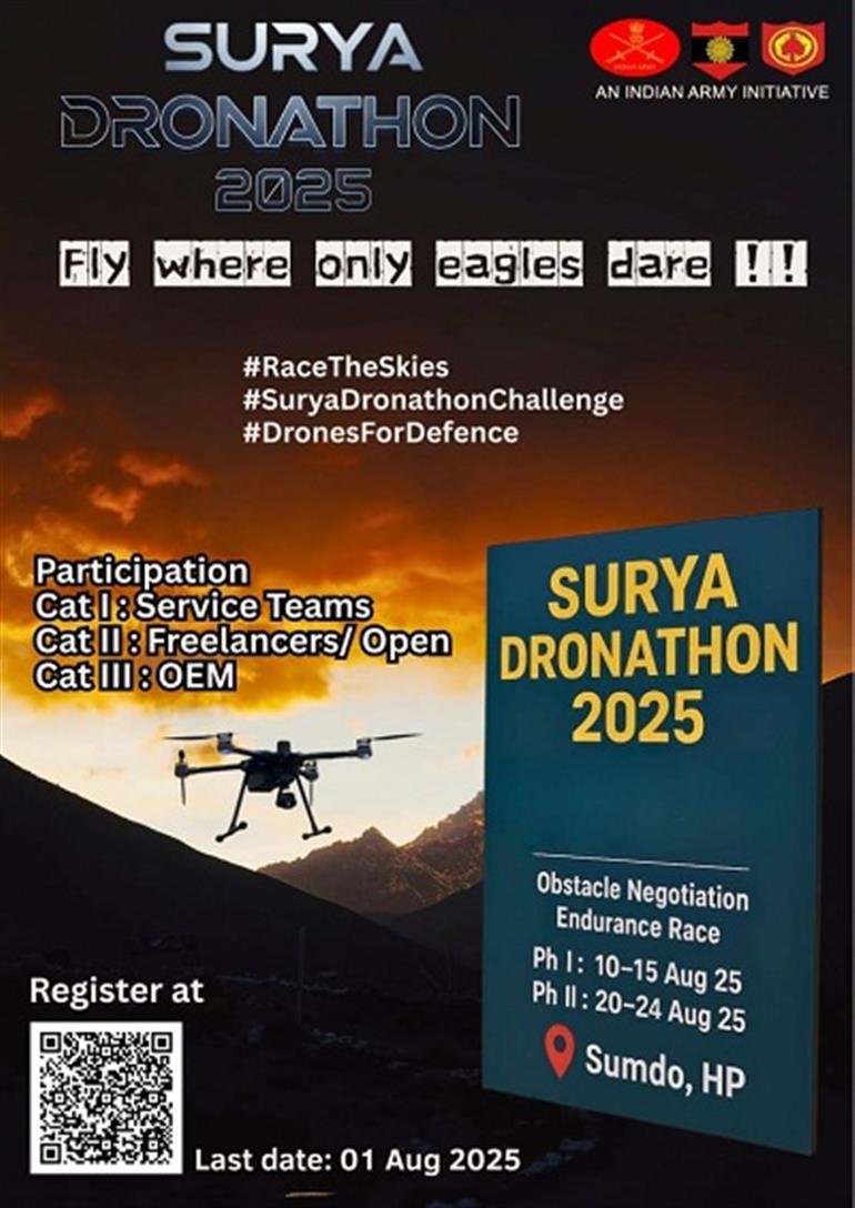 Indian Army To Foster Indigenous Innovation through Drone Competition