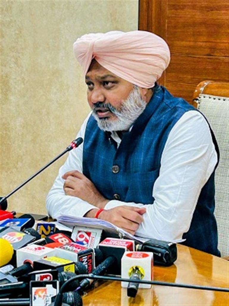 Previous State Govts&39; Neglect of Punjab&39;s BBMB Interests Sparked Irregularities: Harpal Cheema