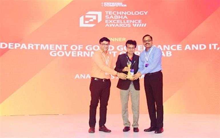 PUNJAB BAGS COVETED TECHNOLOGY SABHA EXCELLENCE AWARD IN DATA ANALYTICS
