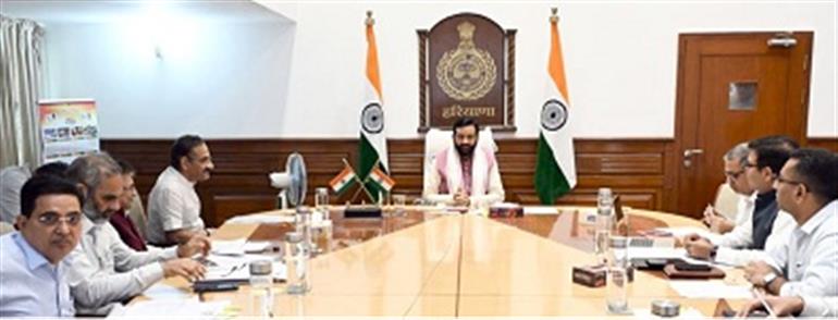 CM Saini reviews department-wise progress of budget announcements