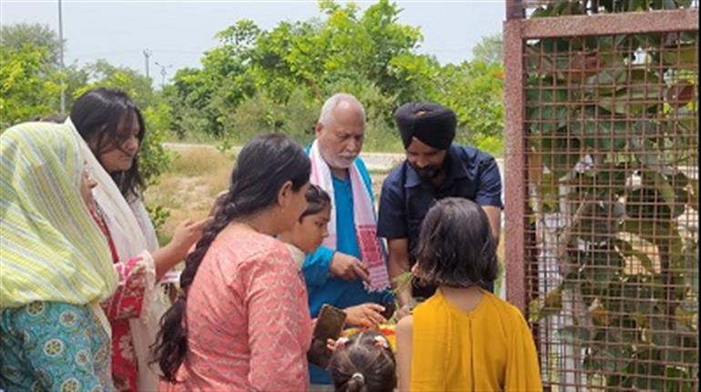 Rakshabandhan Celebrated in a Unique Way at Central University of Punjab