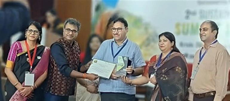 IAS officer Rajesh Jogpal honoured with ‘Community and Social Impact Award’ at 2nd Sustainable Agriculture Summit & Awards 2025