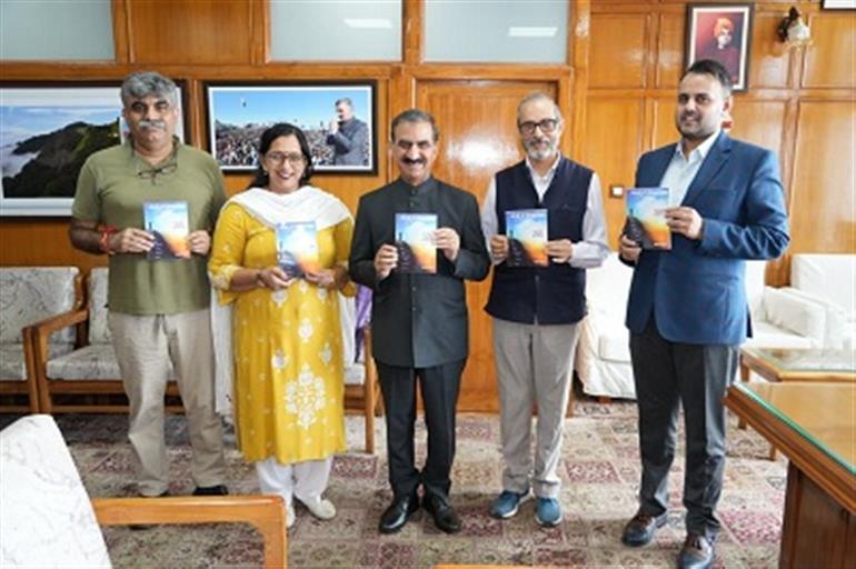 Himachal : CM releases book &39;Sanghrash Se Shikhar Tak&39;