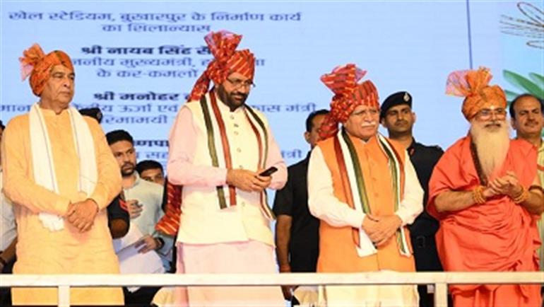 CM Saini gifts 29 development projects worth 564CR to Faridabad district