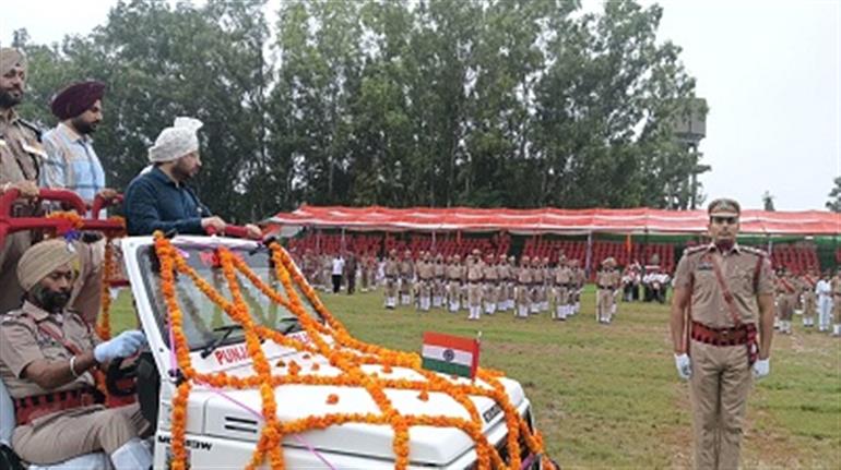 Dr. Ravjot Singh hoists tricolour at Multipurpose Sports Stadium Pathankot