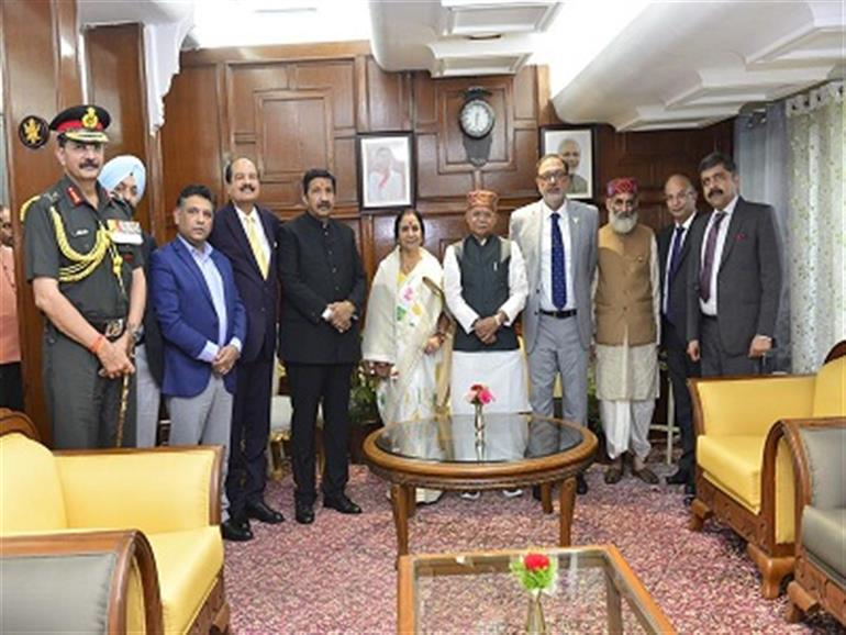 Governor hosts &39;At Home&39; at Raj Bhavan