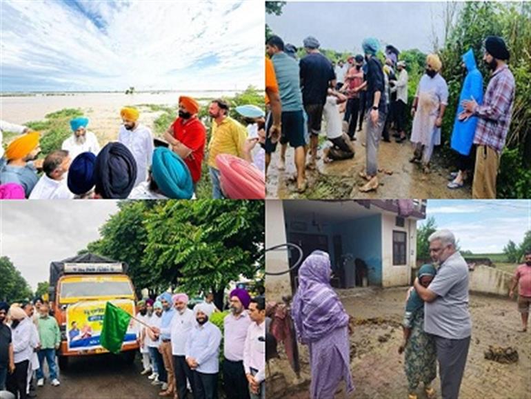 Coming to aid of flood ravaged people is an Article of faith with Punjab Govt