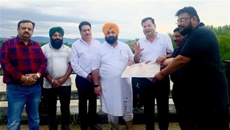PUCA donates 11 lakh to Punjab flood relief efforts