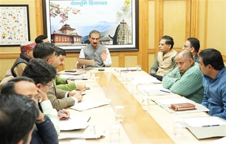 Himachal : CM chairs first meeting of Tourism Investment Promotion Council