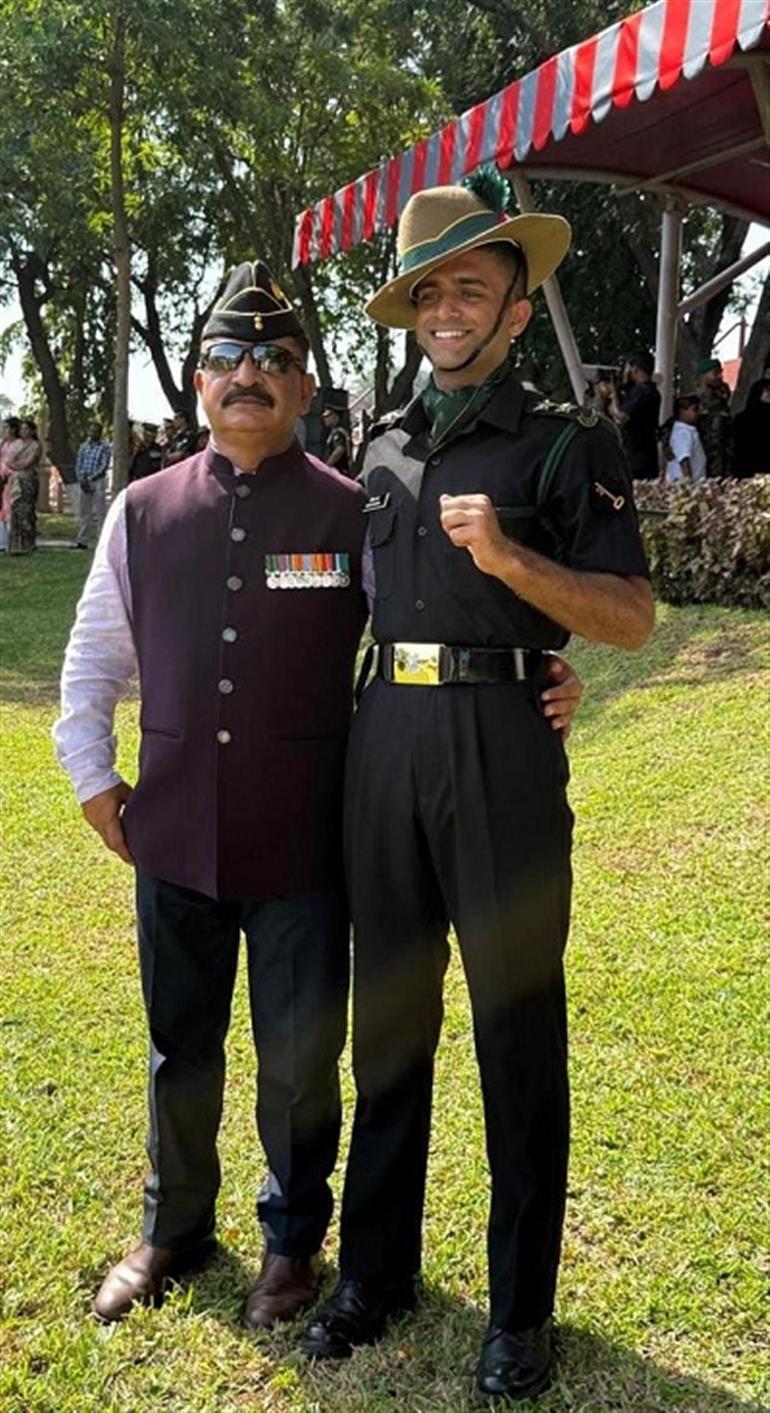 Pathankot&39;s Deepit Sharma commissioned as Lieutenant in Indian Arny