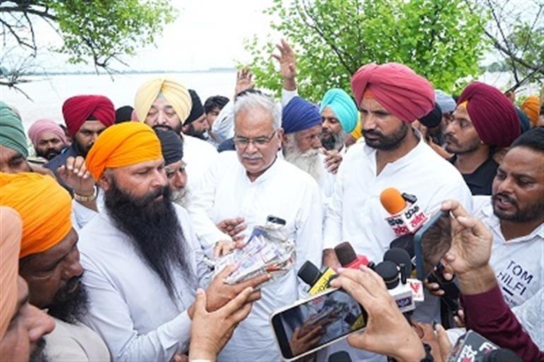 Punjab floods are man-made disaster: Bhagel