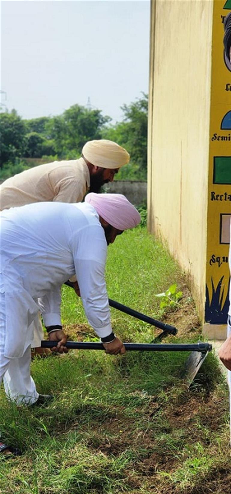 Education Minister Launches “Let’s Clean Our Village Schools” Campaign from Govt SSS, Nangal
