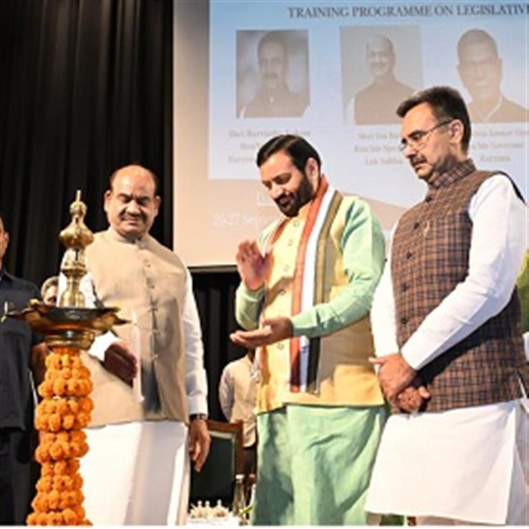 LS Speaker Om Birla Inaugurates Legislative Training Workshop in Chandigarh
