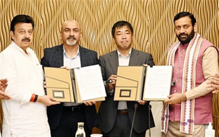 CM Saini holds meetings with top Japanese companies, MoU signed with Honda Company for C&D Waste Management 