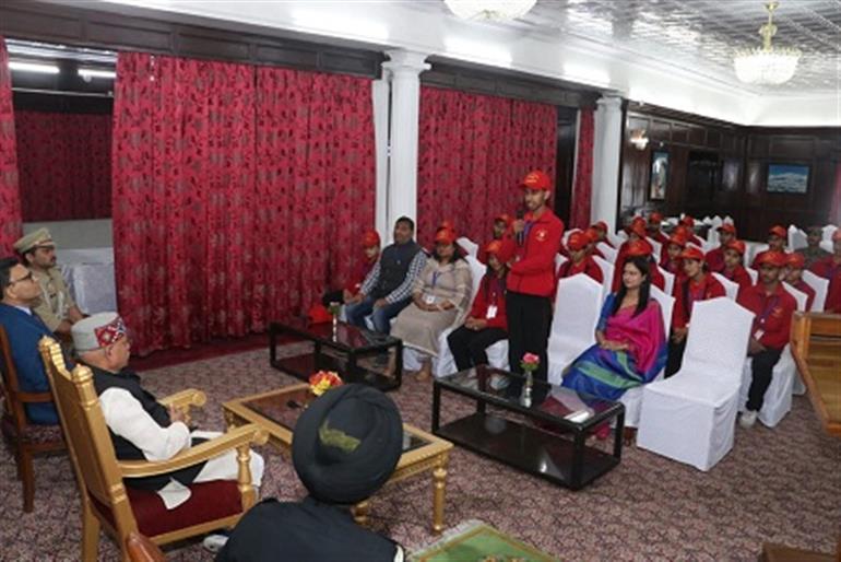 Governor interacts with Children under Operation Sadbhavna