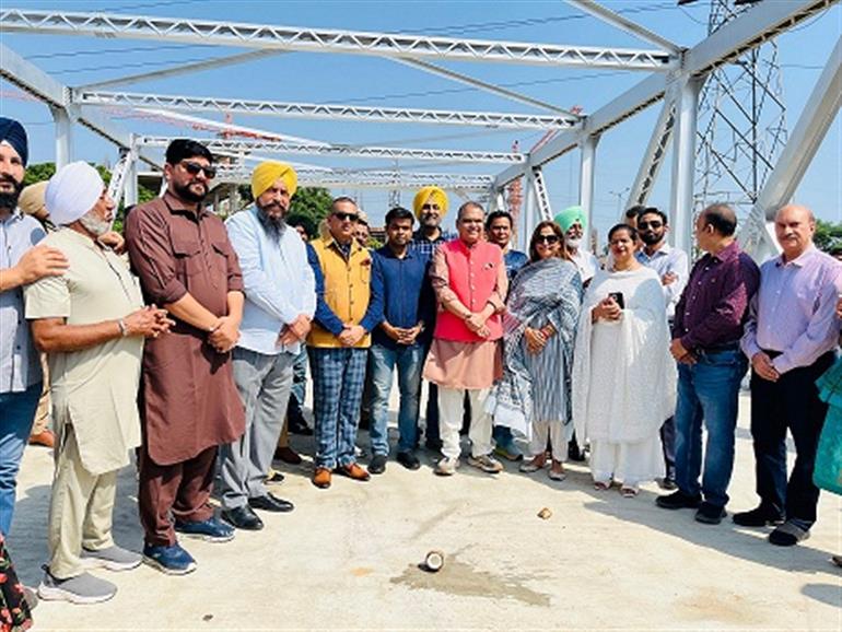 First of Four Key Bridges on Sidhwan Canal Inaugurated, Now Open to Traffic
