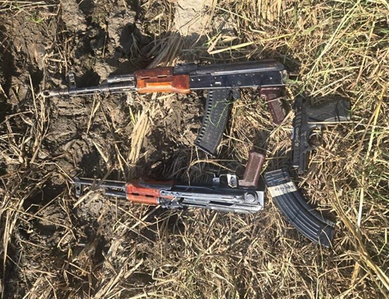 Ahead of Diwali, Two AK-47 rifles recovered from near INDO-Pak border in Tarn Taran