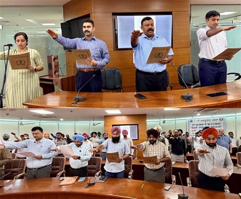 Punjab VB personnel undertakes solemn pledge in a unified stand against corruption