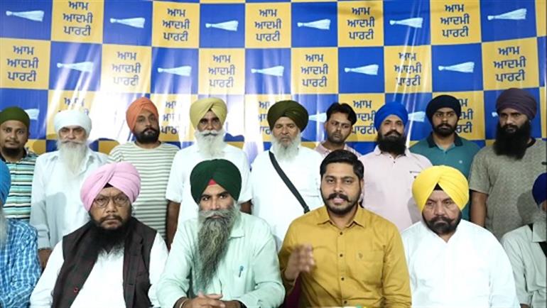 Senior Leaders from Akali Dal, BJP, and Congress Join AAP  in Tarn Taran