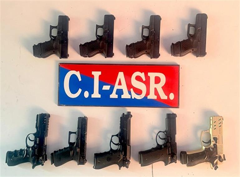 Cross-Border illegal arms smuggling network busted in Amritsar; Three held with nine pistols