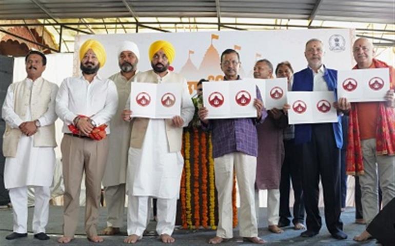 Sri Kali Mata temple, Patiala to get facelift as CM Mann & Kejriwal launch projects worth Rs 75Cr