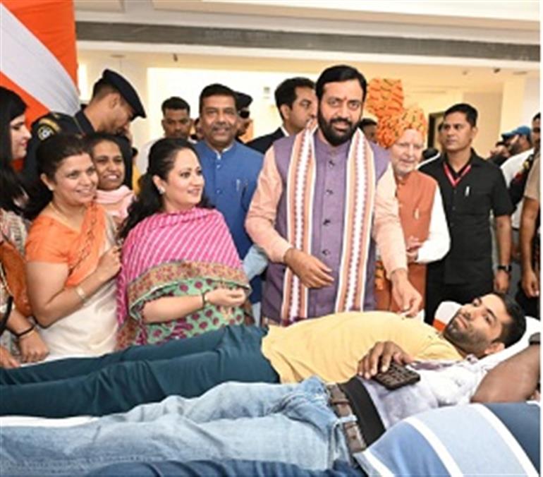Blood donation is a noble act of charity and a true service to humanity,” said the CM